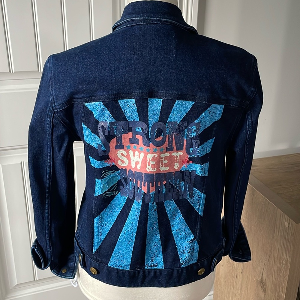 Draper James Strong Sweet Southern denim jacket XS